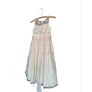 Cinderella Girls 8 Flower Girl Special Occasion Formal Dress Eggshell Princess